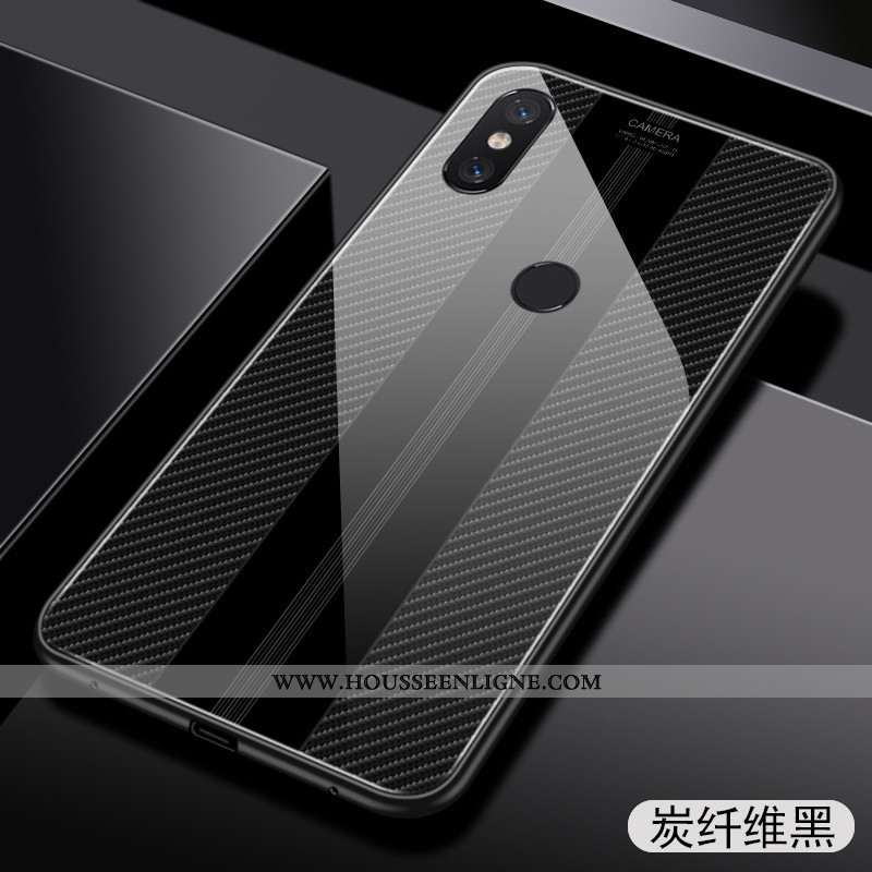 Coque Xiaomi Mi Max 3 Personnalité Créatif Protection Noir Nouveau Petit Miroir