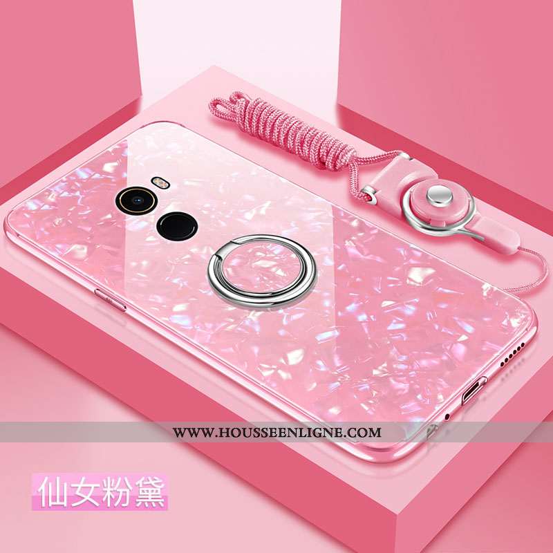 Coque Xiaomi Mi Mix 2 Créatif Tendance Ornements Suspendus Protection Difficile Petit Tempérer Noir