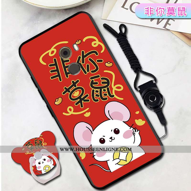 Coque Xiaomi Mi Mix 2 Dessin Animé Tendance Créatif Net Rouge Personnalité Étui Bleu