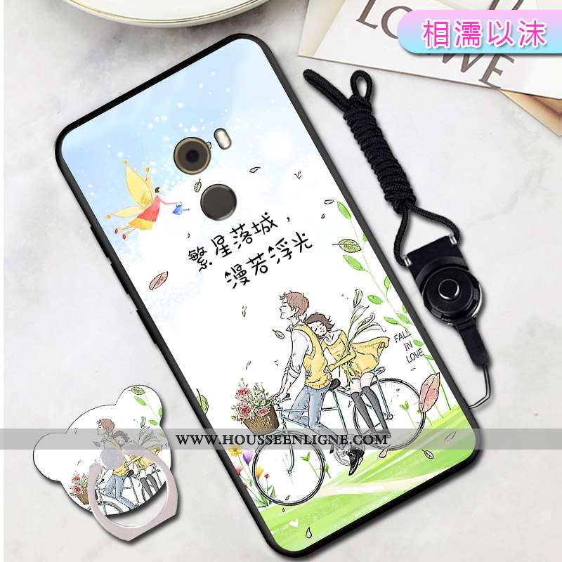 Coque Xiaomi Mi Mix 2 Dessin Animé Tendance Créatif Net Rouge Personnalité Étui Bleu