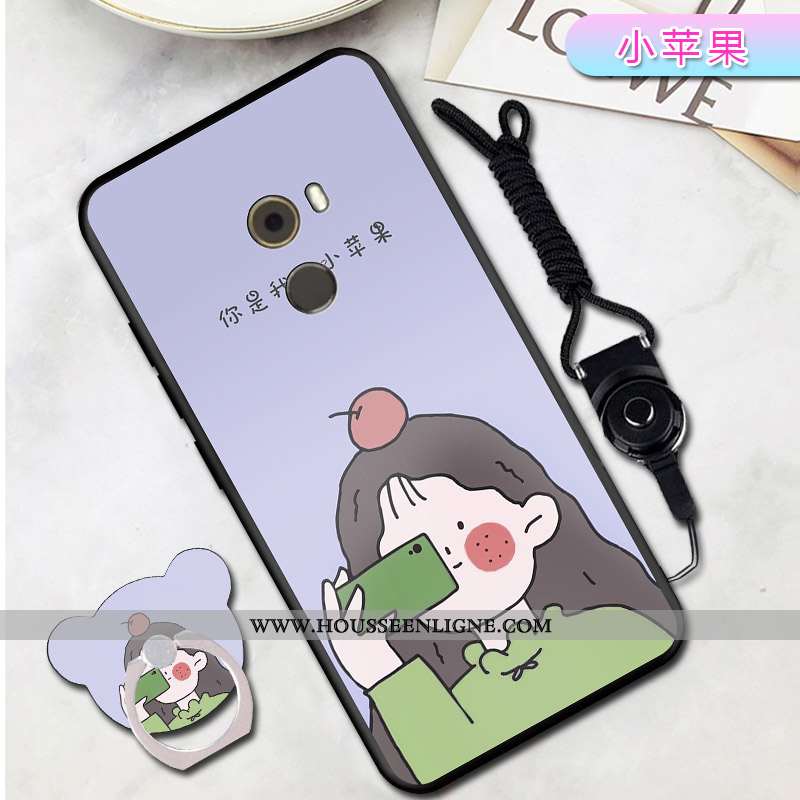 Coque Xiaomi Mi Mix 2 Dessin Animé Tendance Créatif Net Rouge Personnalité Étui Bleu