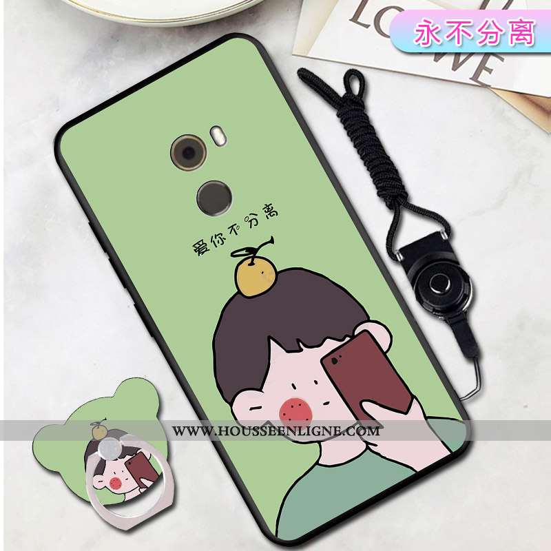 Coque Xiaomi Mi Mix 2 Dessin Animé Tendance Créatif Net Rouge Personnalité Étui Bleu