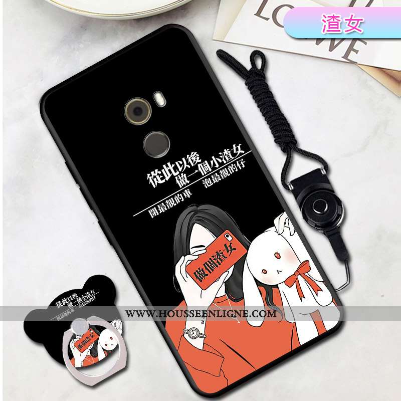 Coque Xiaomi Mi Mix 2 Dessin Animé Tendance Créatif Net Rouge Personnalité Étui Bleu