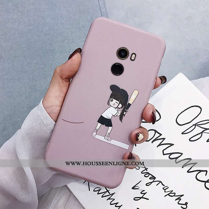 Coque Xiaomi Mi Mix 2 Fluide Doux Silicone Tout Compris Vert Téléphone Portable Frais Verte
