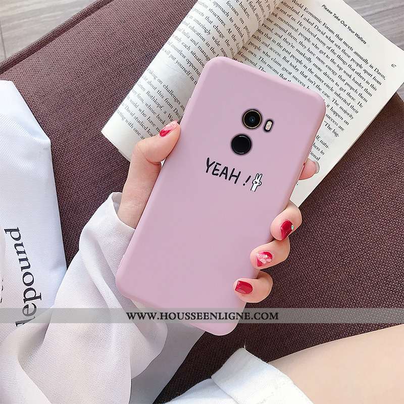 Coque Xiaomi Mi Mix 2 Fluide Doux Silicone Tout Compris Vert Téléphone Portable Frais Verte