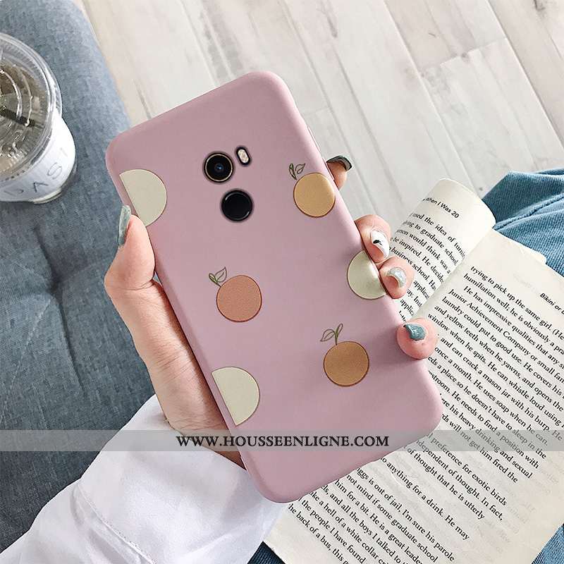 Coque Xiaomi Mi Mix 2 Fluide Doux Silicone Tout Compris Vert Téléphone Portable Frais Verte