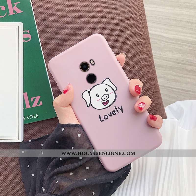Coque Xiaomi Mi Mix 2 Fluide Doux Silicone Tout Compris Vert Téléphone Portable Frais Verte