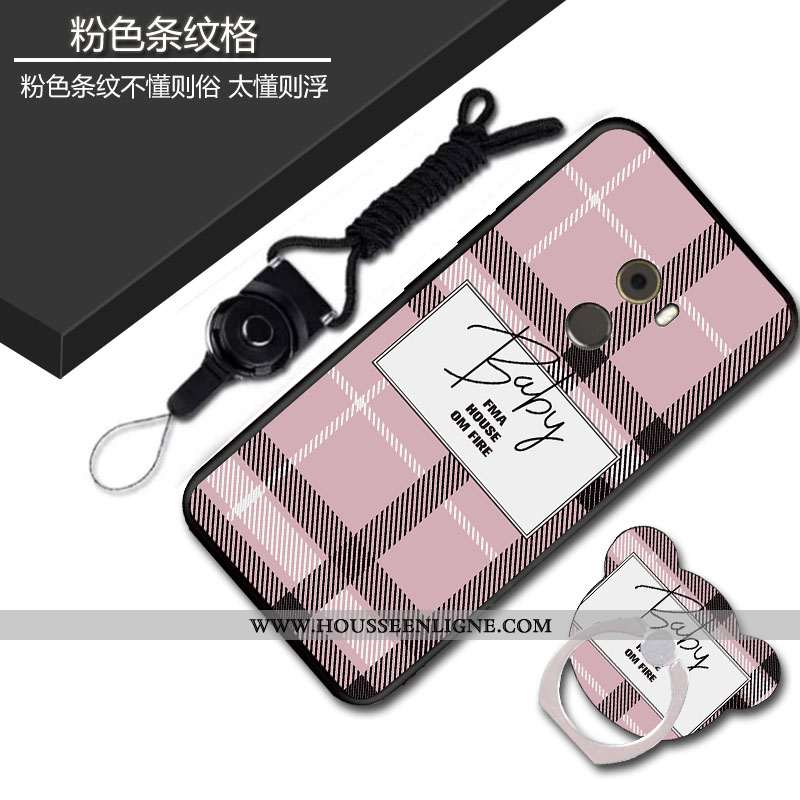Coque Xiaomi Mi Mix 2 Ornements Suspendus Dessin Animé Bleu Décompression Incassable Fluide Doux