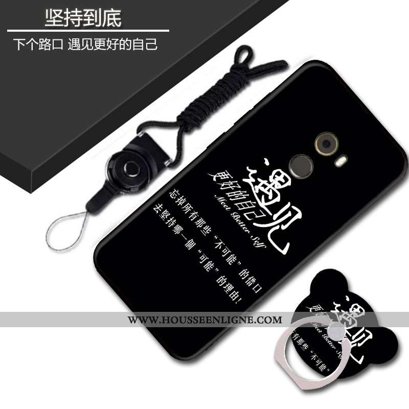 Coque Xiaomi Mi Mix 2 Ornements Suspendus Dessin Animé Bleu Décompression Incassable Fluide Doux