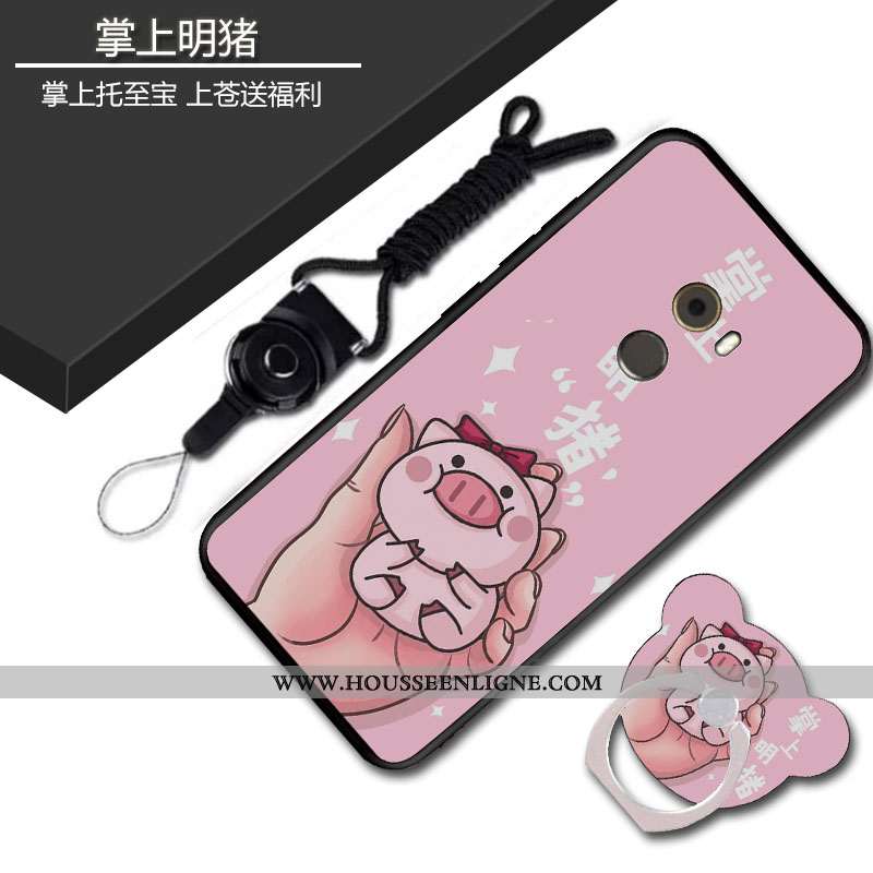 Coque Xiaomi Mi Mix 2 Ornements Suspendus Dessin Animé Bleu Décompression Incassable Fluide Doux