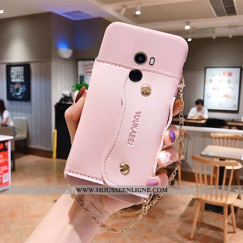 Coque Xiaomi Mi Mix 2 Protection Personnalité Fluide Doux Vert Tout Compris Mode Couleur Unie Verte