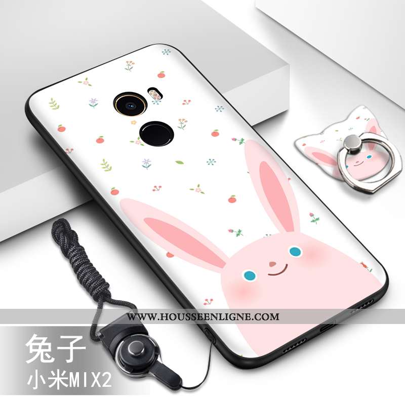 Coque Xiaomi Mi Mix 2 Silicone Protection Incassable Étui Petit Fluide Doux Bleu