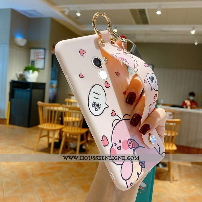 Coque Xiaomi Mi Mix 2 Tendance Fluide Doux Personnalité Dessin Animé Charmant Étui Dragon Verte