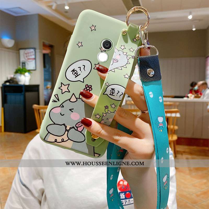 Coque Xiaomi Mi Mix 2 Tendance Fluide Doux Personnalité Dessin Animé Charmant Étui Dragon Verte