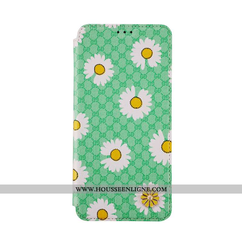 Coque Xiaomi Mi Mix 2s Cuir Protection Petite Marguerite Petit Étui Net Rouge Rose