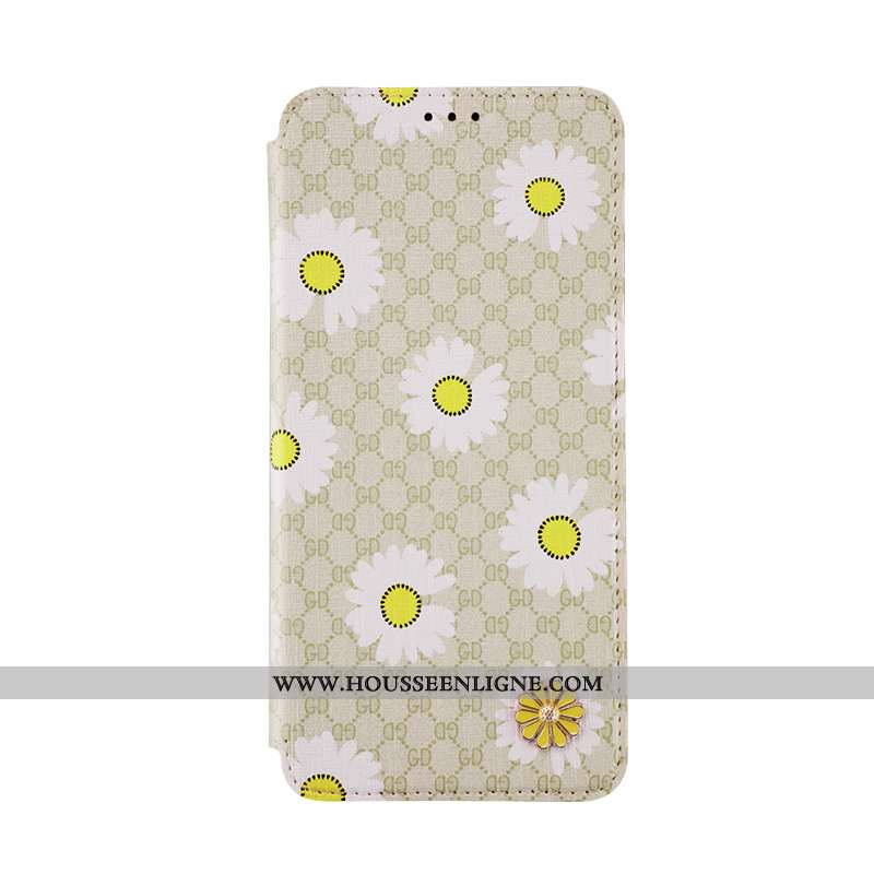 Coque Xiaomi Mi Mix 2s Cuir Protection Petite Marguerite Petit Étui Net Rouge Rose