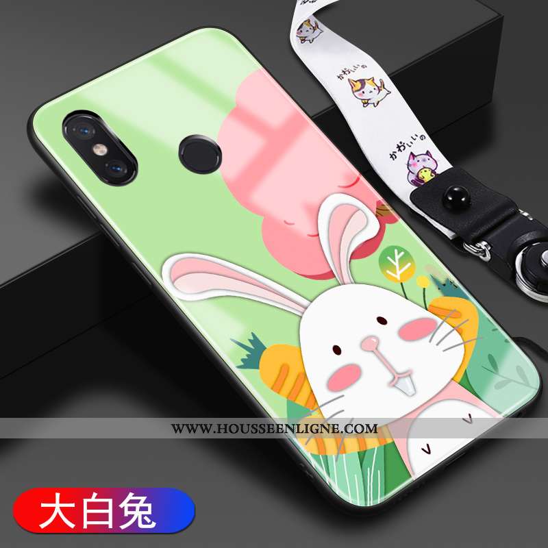 Coque Xiaomi Mi Mix 2s Dessin Animé Tendance Tout Compris Nouveau Verre Protection Téléphone Portabl