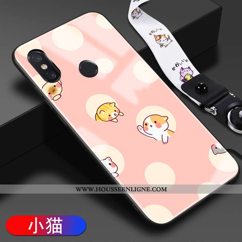 Coque Xiaomi Mi Mix 2s Dessin Animé Tendance Tout Compris Nouveau Verre Protection Téléphone Portabl