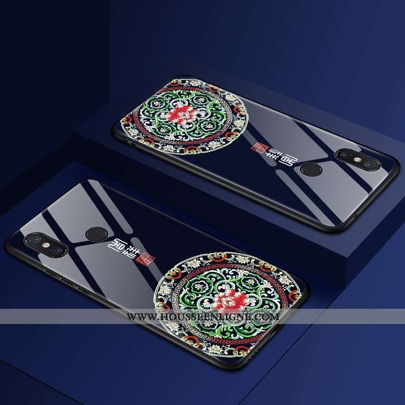 Coque Xiaomi Mi Mix 2s Légère Fluide Doux Style Chinois Téléphone Portable Net Rouge Tendance Blanc 