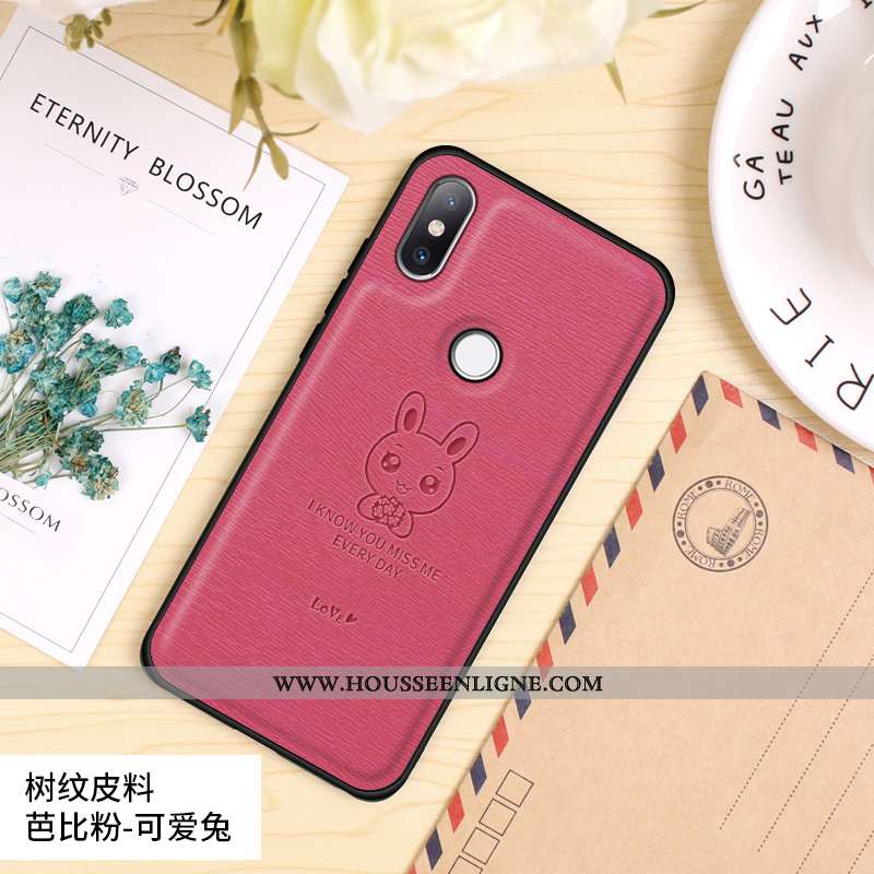 Coque Xiaomi Mi Mix 2s Mode Protection Amoureux Difficile Modèle Fleurie Personnalité Orange