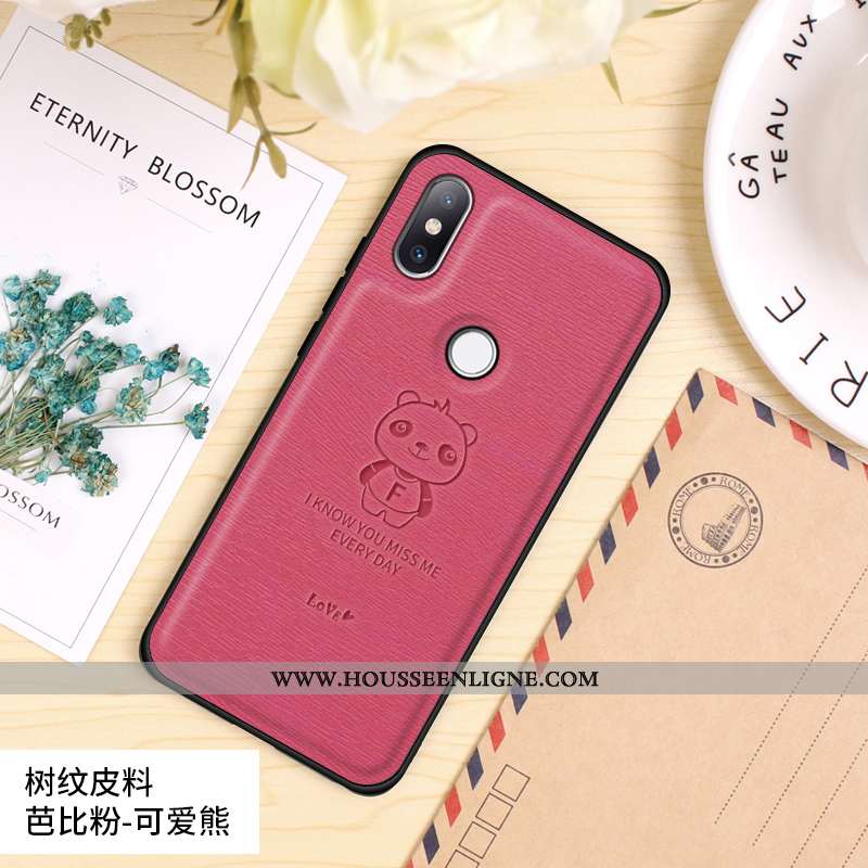 Coque Xiaomi Mi Mix 2s Mode Protection Amoureux Difficile Modèle Fleurie Personnalité Orange