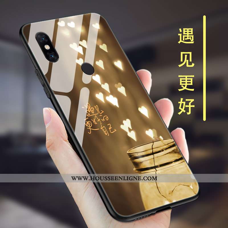 Coque Xiaomi Mi Mix 2s Tendance Légère Tout Compris Verre Silicone Téléphone Portable Simple Gris