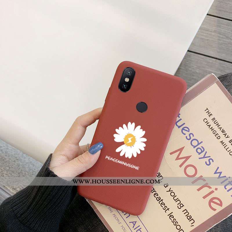 Coque Xiaomi Mi Mix 2s Tendance Protection Net Rouge Téléphone Portable Dragon Tout Compris Petit