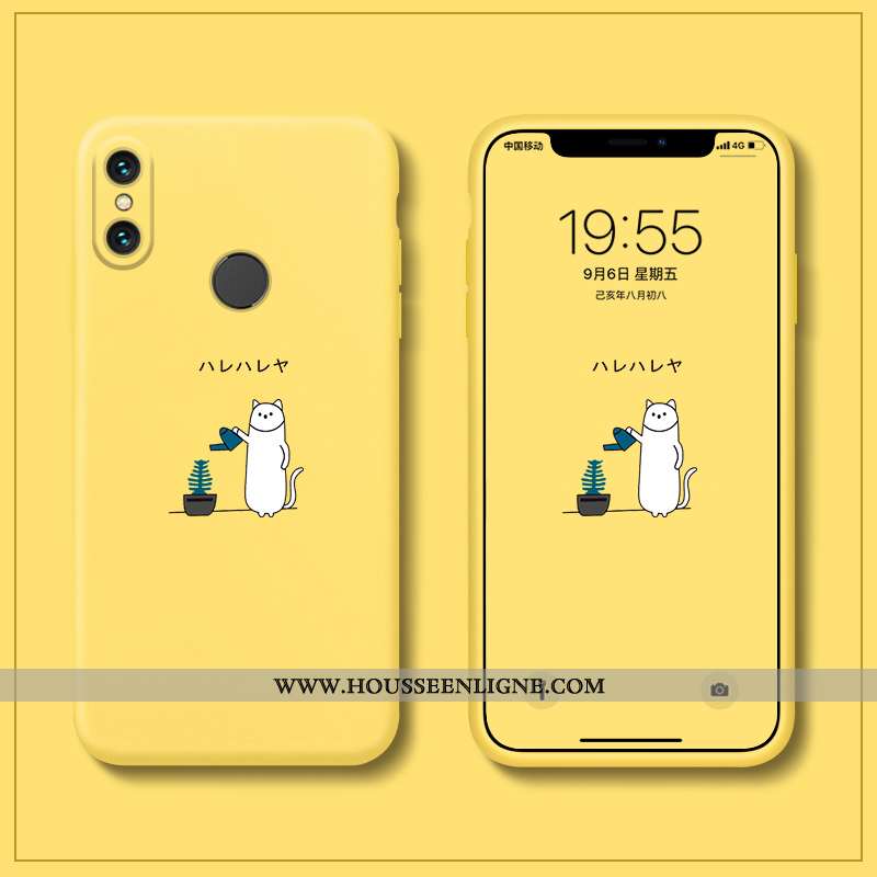 Coque Xiaomi Mi Mix 3 Charmant Ultra Silicone Dessin Animé Vert Fluide Doux Protection Verte