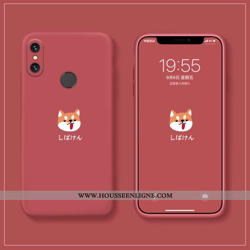 Coque Xiaomi Mi Mix 3 Charmant Ultra Silicone Dessin Animé Vert Fluide Doux Protection Verte