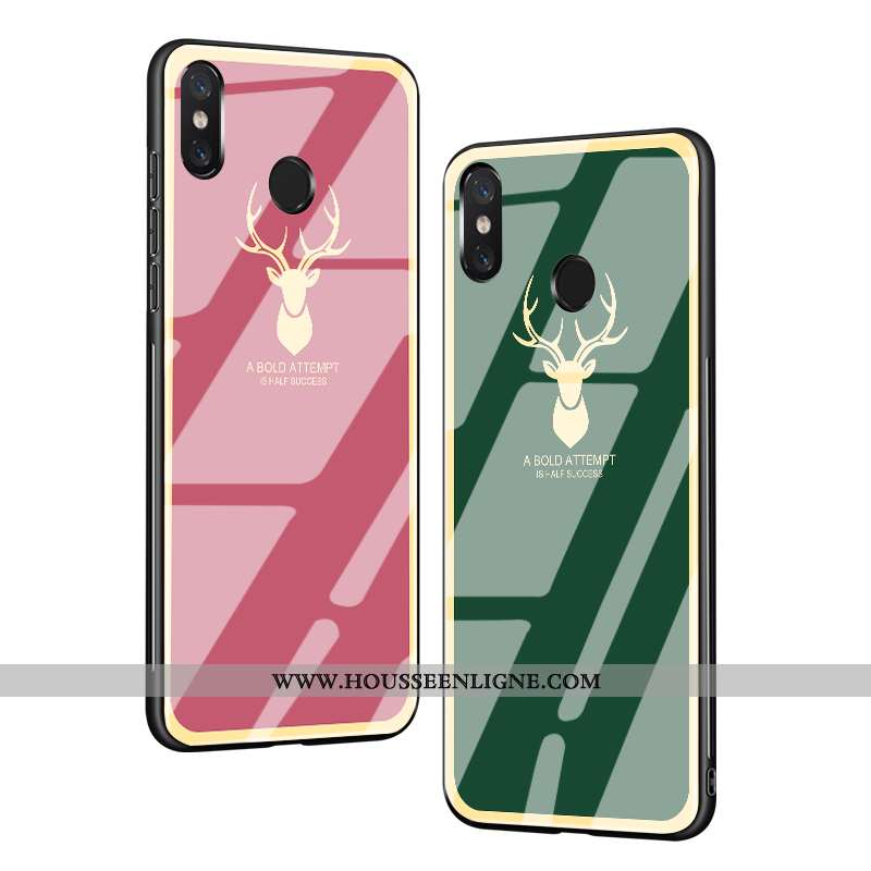 Coque Xiaomi Mi Mix 3 Créatif Tendance Difficile Simple Petit Personnalité Rouge