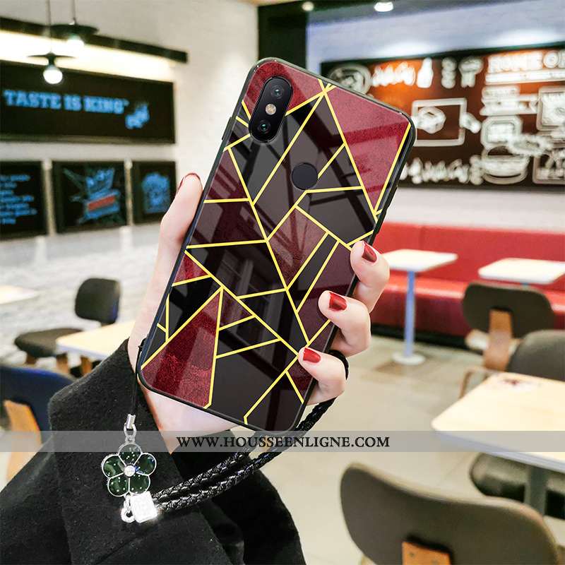 Coque Xiaomi Mi Mix 3 Personnalité Créatif Petit Téléphone Portable Fluide Doux Tout Compris Géométr
