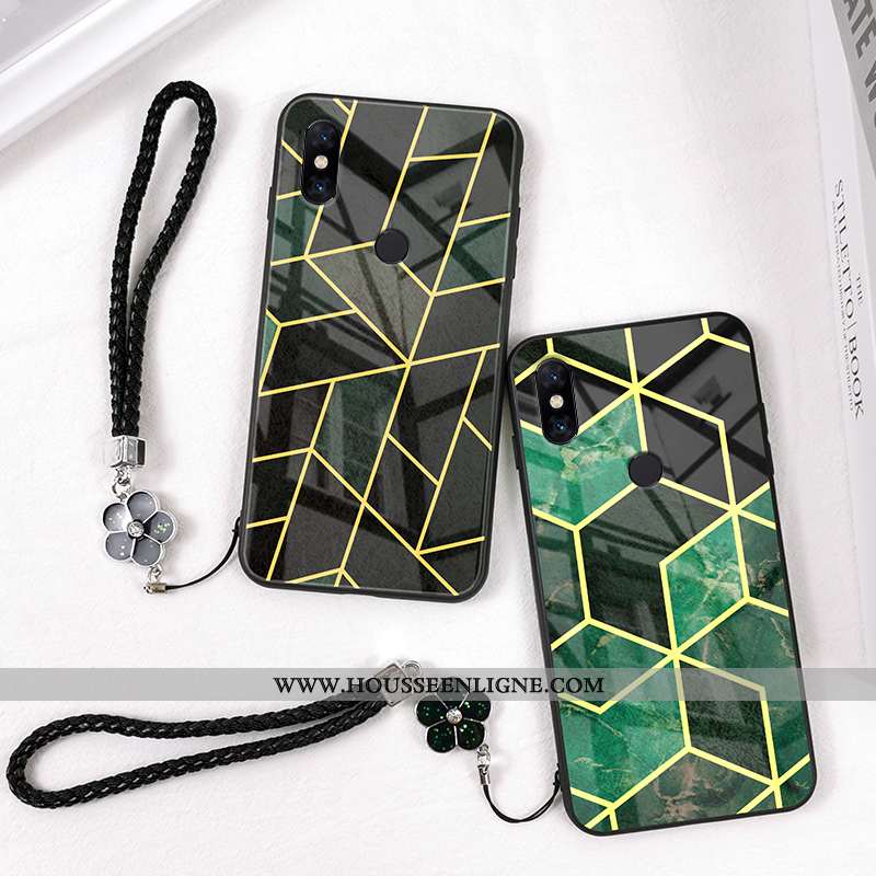 Coque Xiaomi Mi Mix 3 Personnalité Créatif Petit Téléphone Portable Fluide Doux Tout Compris Géométr