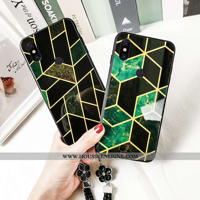 Coque Xiaomi Mi Mix 3 Personnalité Créatif Petit Téléphone Portable Fluide Doux Tout Compris Géométr