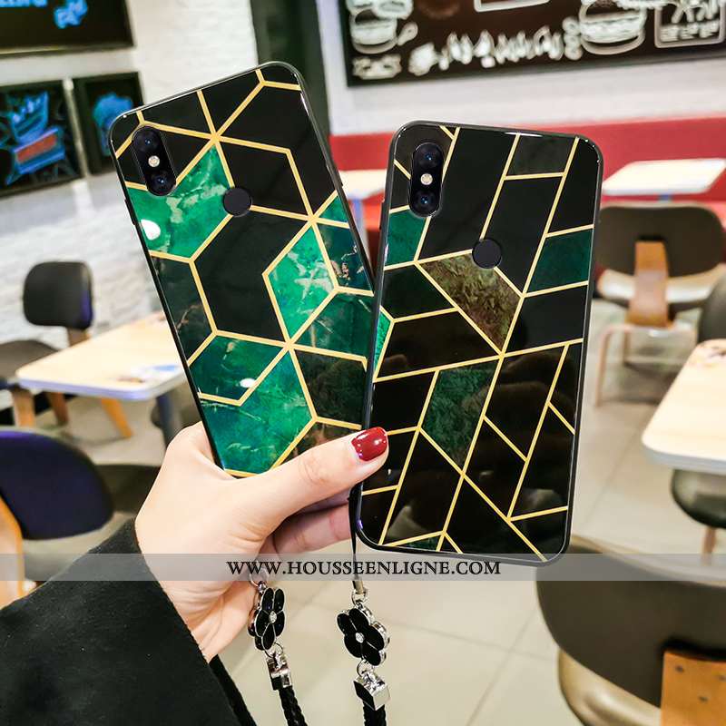 Coque Xiaomi Mi Mix 3 Personnalité Créatif Petit Téléphone Portable Fluide Doux Tout Compris Géométr