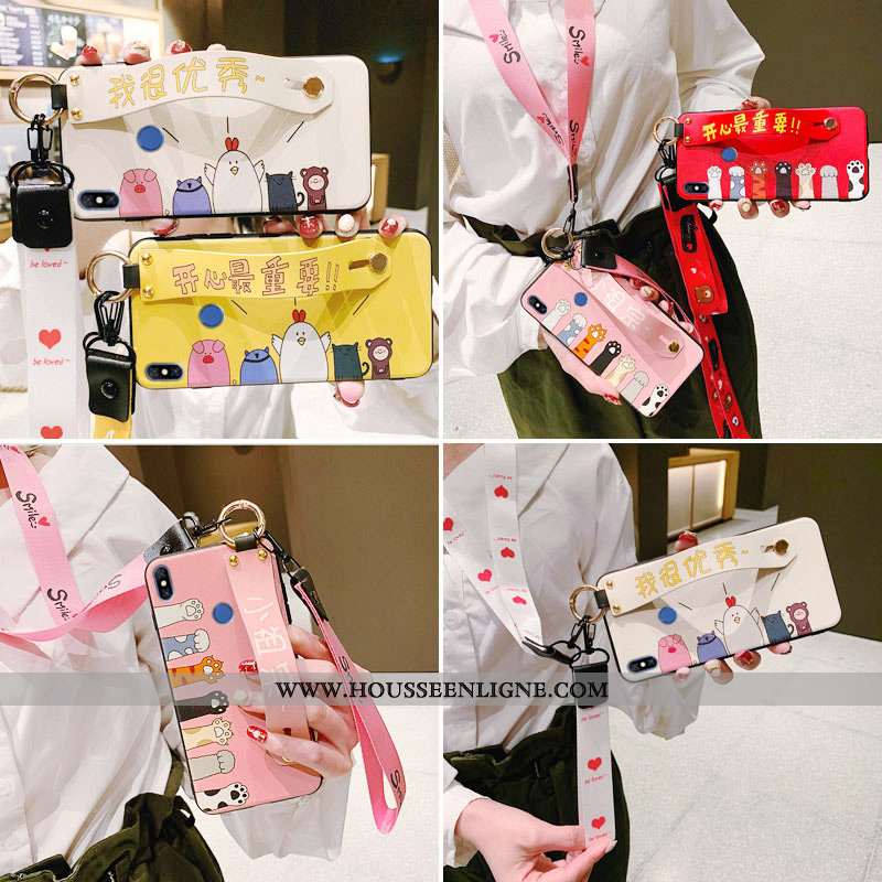 Coque Xiaomi Mi Mix 3 Protection Délavé En Daim Charmant Mignonne Légère Tendance Bleu