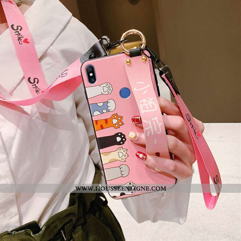 Coque Xiaomi Mi Mix 3 Protection Délavé En Daim Charmant Mignonne Légère Tendance Bleu
