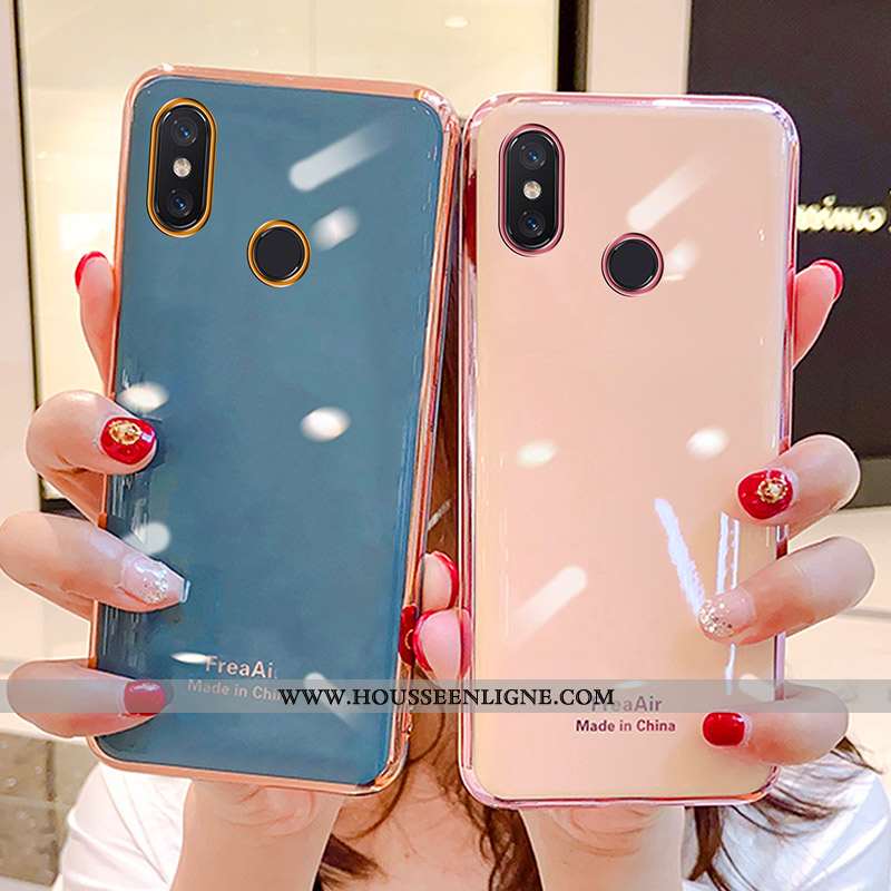 Coque Xiaomi Mi Mix 3 Protection Personnalité Légère Petit Net Rouge Incassable Étui Bleu