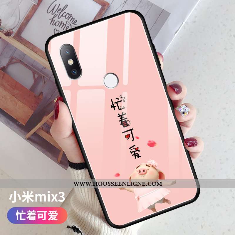 Coque Xiaomi Mi Mix 3 Protection Verre Ultra Tendance Incassable Jaune