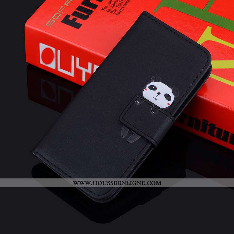 Coque Xiaomi Mi Note 10 Dessin Animé Charmant Tendance Orange Cuir Petit Téléphone Portable