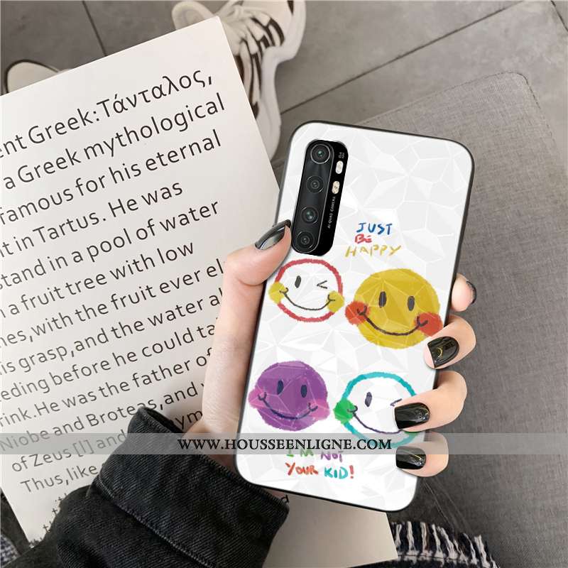 Coque Xiaomi Mi Note 10 Lite Modèle Fleurie Personnalité Rose Net Rouge Incassable Jeunesse