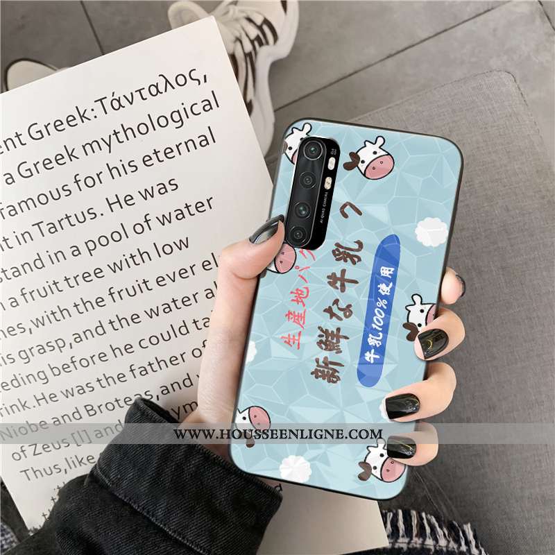 Coque Xiaomi Mi Note 10 Lite Modèle Fleurie Personnalité Rose Net Rouge Incassable Jeunesse