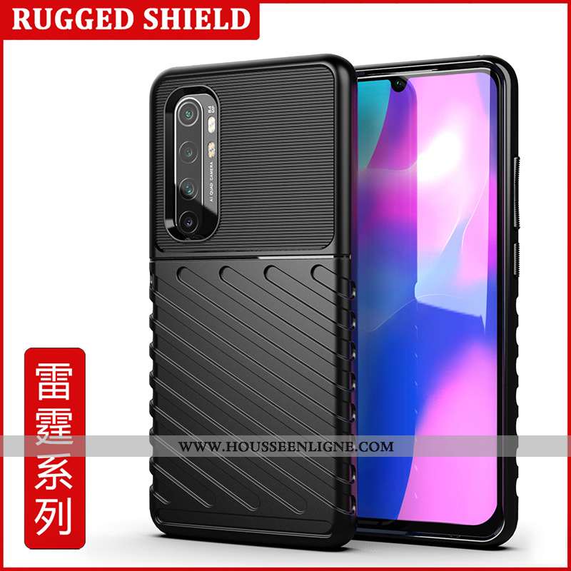 Coque Xiaomi Mi Note 10 Lite Silicone Petit Incassable Vert Couvercle Arrière Téléphone Portable Tur