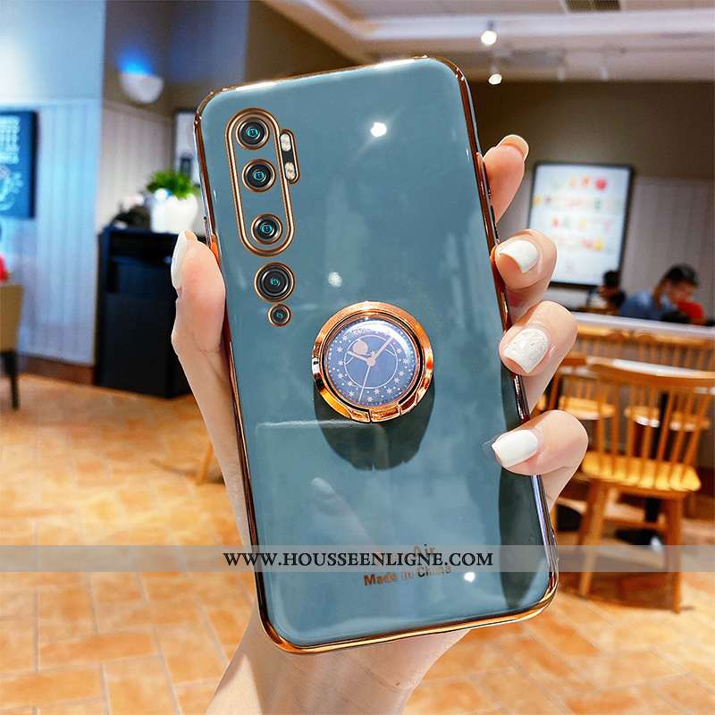 Coque Xiaomi Mi Note 10 Personnalité Créatif Support Étui Placage Tendance Rose