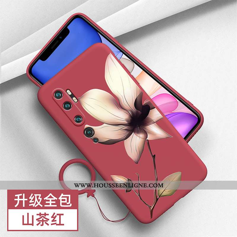Coque Xiaomi Mi Note 10 Silicone Personnalité Petit Étui Tout Compris Incassable Tendance Verte