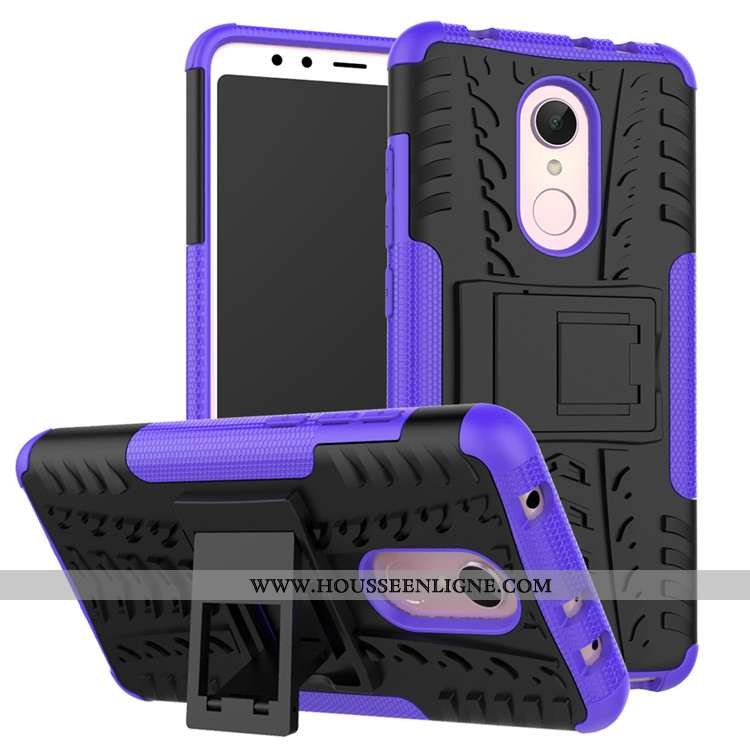 Coque Xiaomi Redmi 5 Fluide Doux Protection Tout Compris Tendance Étui Difficile Violet