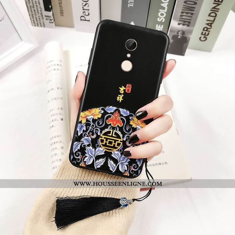 Coque Xiaomi Redmi 5 Fluide Doux Silicone Tout Compris Totem Créatif Personnalité Téléphone Portable