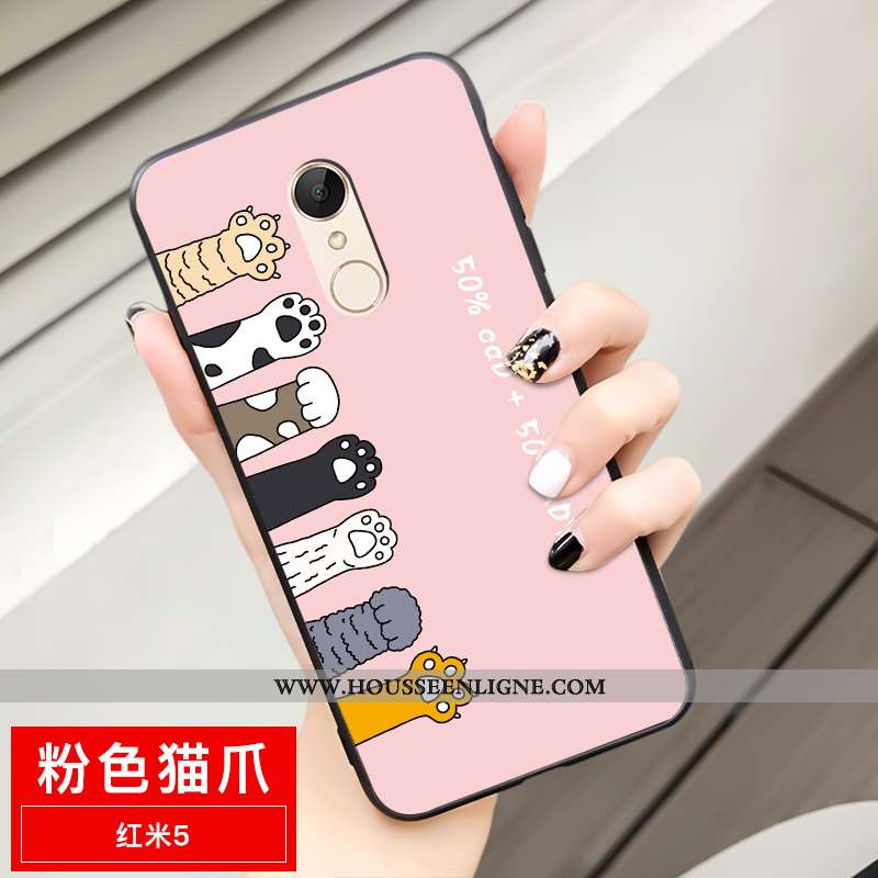 Coque Xiaomi Redmi 5 Silicone Délavé En Daim Nouveau Fluide Doux Net Rouge Créatif Incassable Jaune