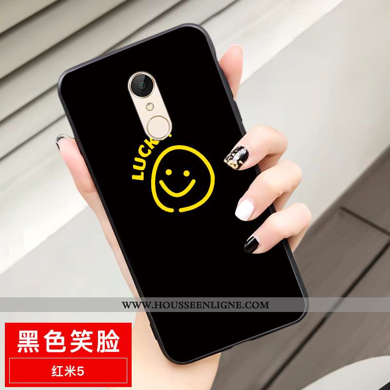 Coque Xiaomi Redmi 5 Silicone Délavé En Daim Nouveau Fluide Doux Net Rouge Créatif Incassable Jaune