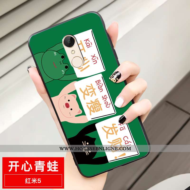 Coque Xiaomi Redmi 5 Silicone Délavé En Daim Nouveau Fluide Doux Net Rouge Créatif Incassable Jaune