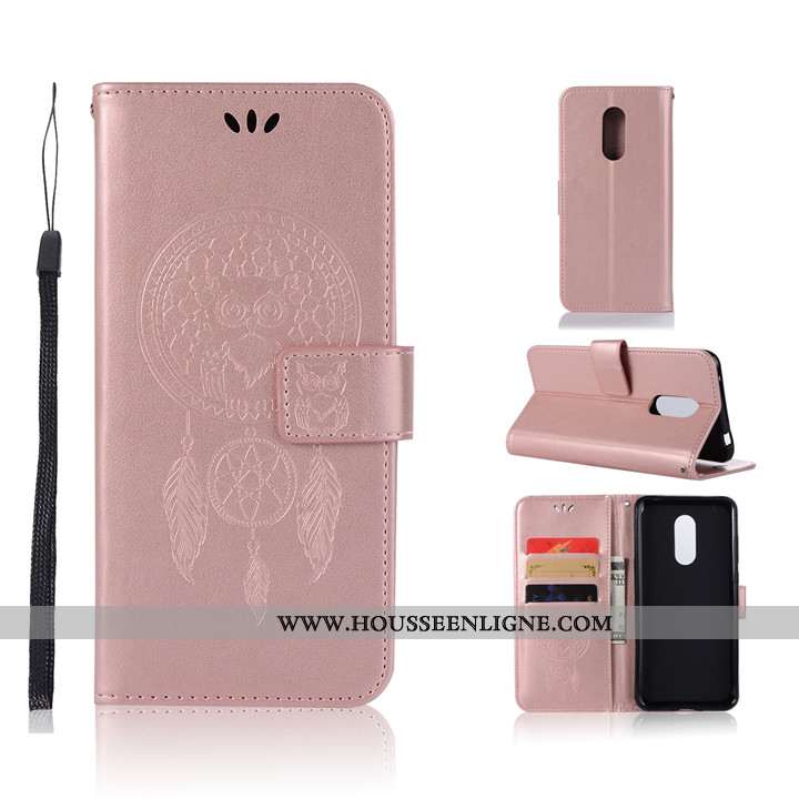 Coque Xiaomi Redmi 5 Silicone Protection Clamshell Téléphone Portable Cuir Violet